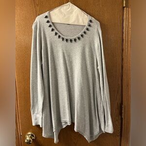 Embellished Sweater Tunic